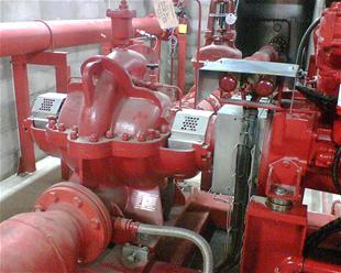 Maintenance, r�paration, sur site et en atelier Groupe motopompe incendie au moment d'une visite pr�ventive