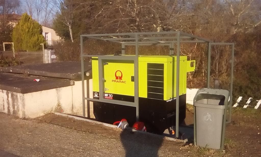 Sirech Hostier à Latresne — groupe 30 kVA PRAMAC neuf