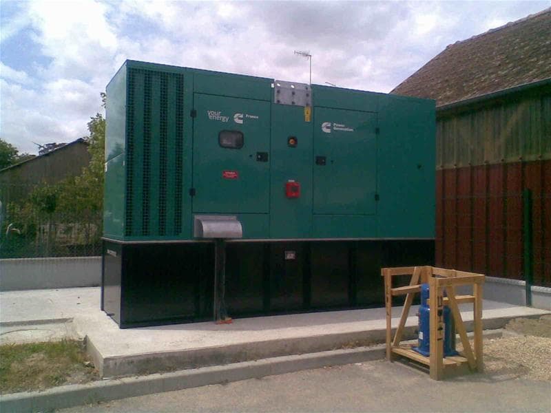 EHPAD Résidence Claude de France à Chaillé — groupe 330 kVA Cummins neuf