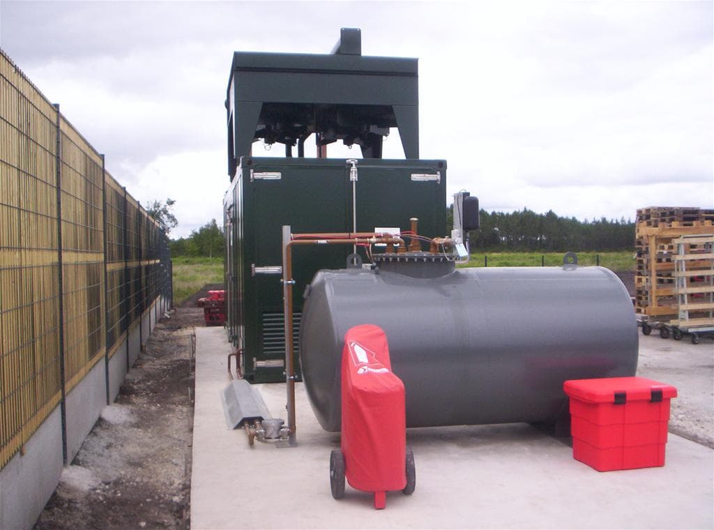 Centre Leclerc de Mios — groupe 800 kVA SDMO