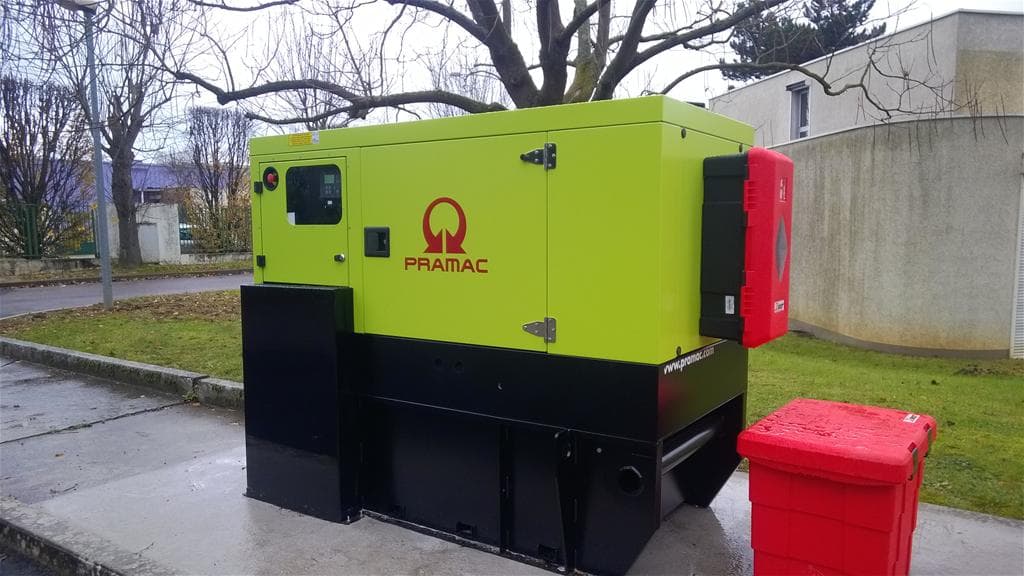 SDIS de Pontault — groupe 45 kVA PRAMAC neuf