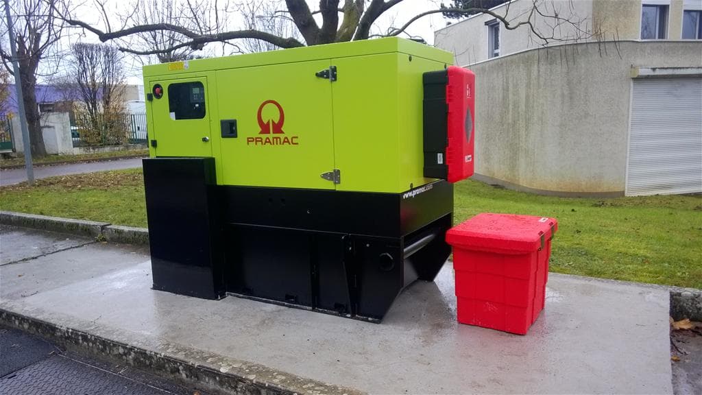 SDIS de Pontault — groupe 45 kVA PRAMAC neuf