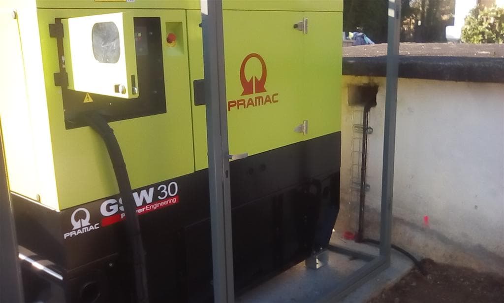 Sirech Hostier à Latresne — groupe 30 kVA PRAMAC neuf